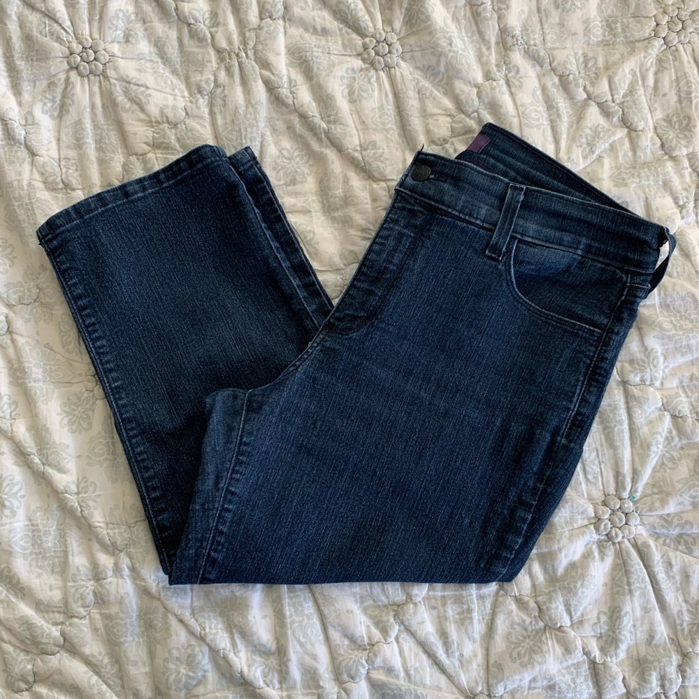 NYDJ Cropped Denim, Dark Wash, Size 8